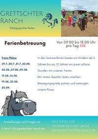 Flyer Sommerferien